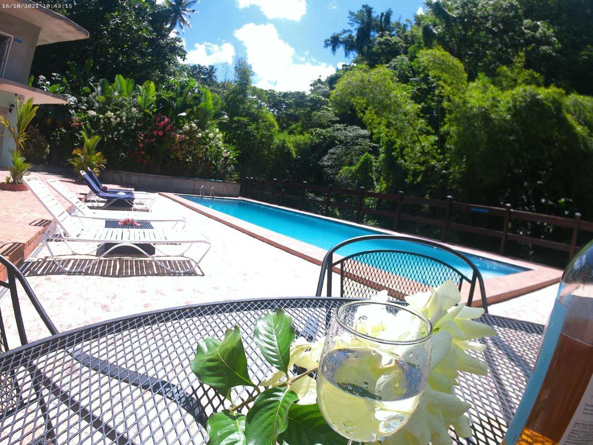 Toraille Waterfall Poolside Apartment Soufrière Eksteriør bilde