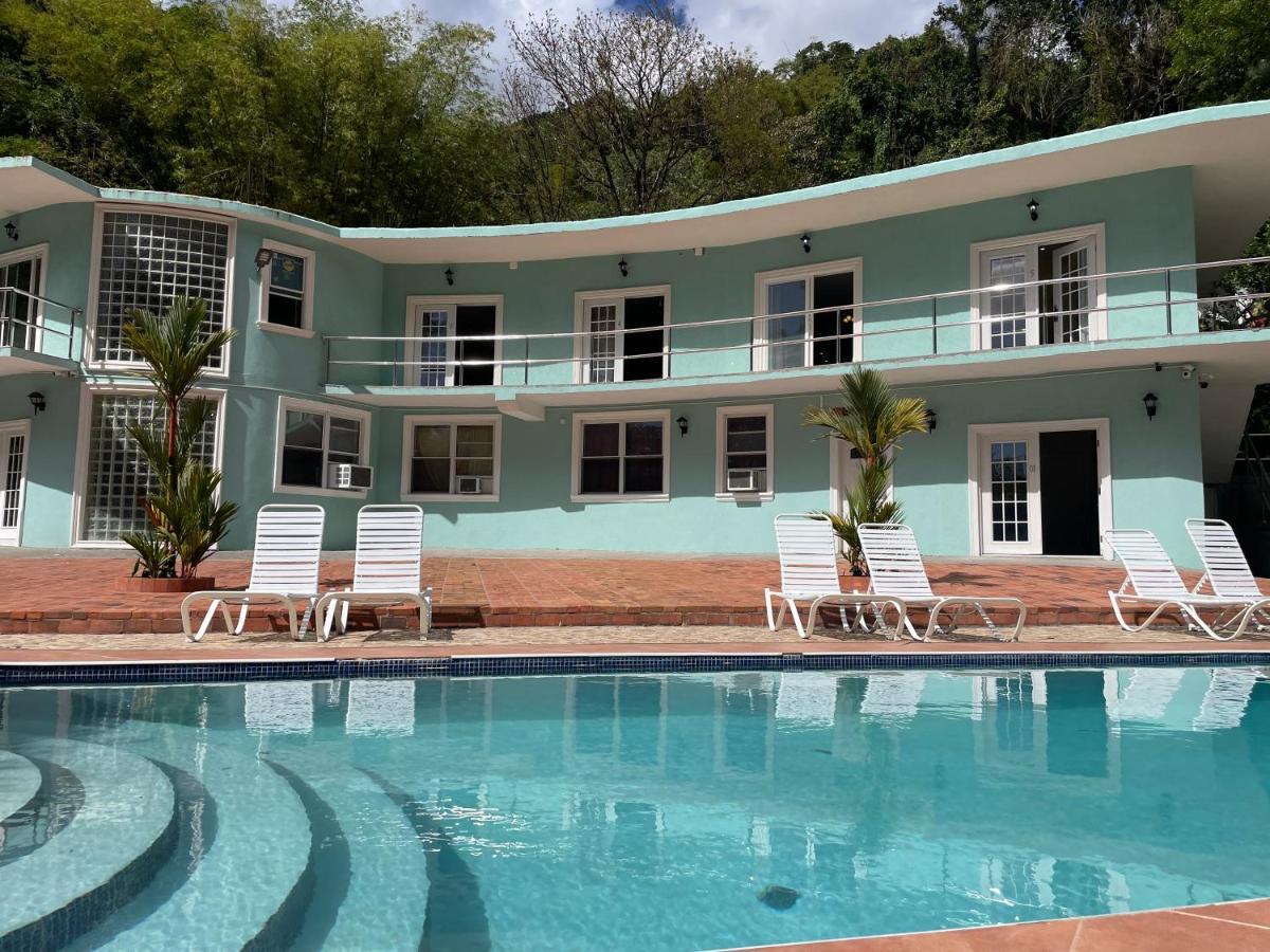 Toraille Waterfall Poolside Apartment Soufrière Eksteriør bilde